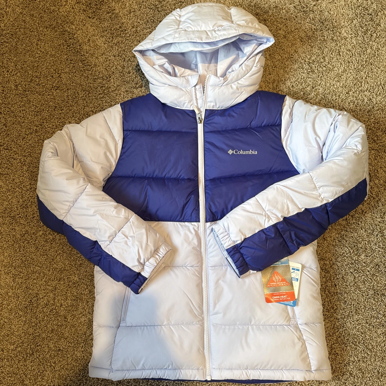 Columbia Youth Girls Pike Lake II Hooded Jacket Youth L Extendable Sleeve