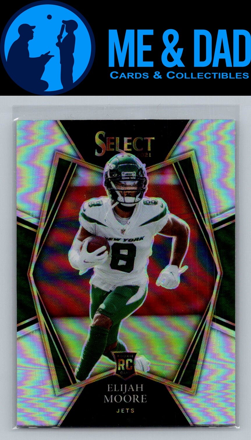 2021 Panini Select #156 Elijah Moore Silver