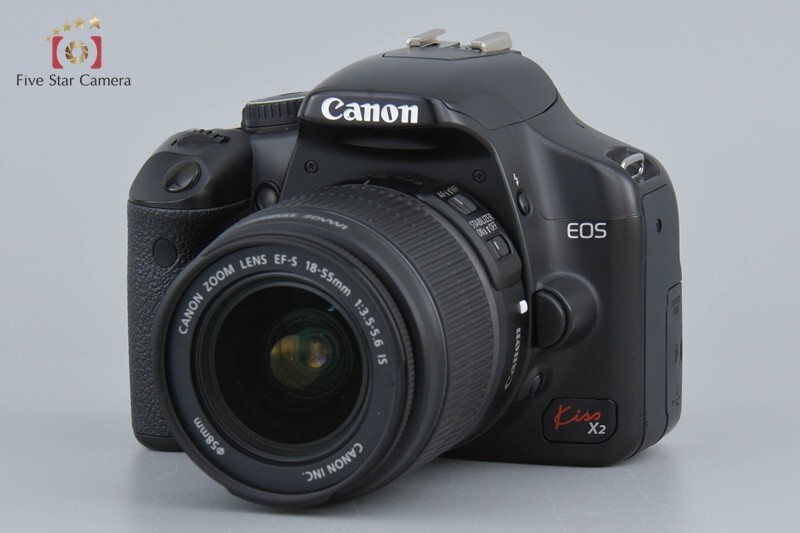 【美品】Canon EOS Kiss X2/EF-S 18-55mm Canon EOS Kiss X2 12.2MP Digital SLR Camera. Made In Japan