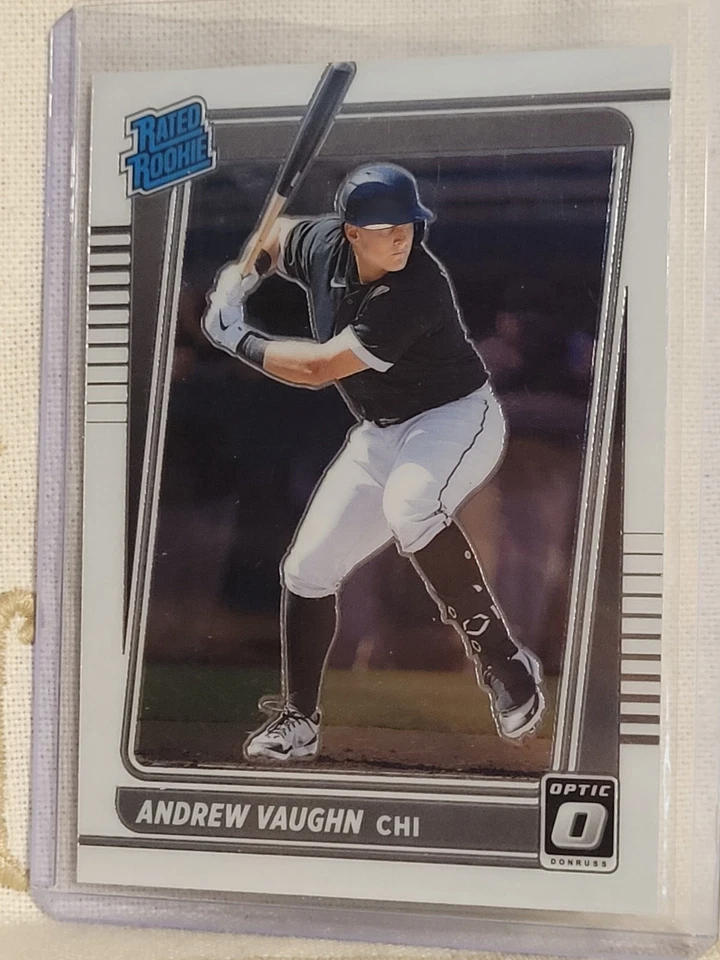 Andrew Vaughn, Chicago White Sox, 2021 Panini Optic Rated Rookie RC #116🇬 - Image 2 of 3