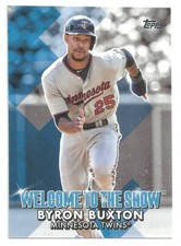  2022 TOPPS BASEBALL - BYRON BUXTON - WELCOME TO THE SHOW - #34 - TWINS