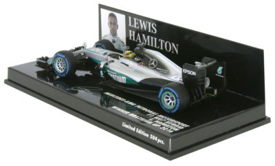 Minichamps Mercedes-AMG F1 W07 Brazil Win 2016 Lewis Hamilton