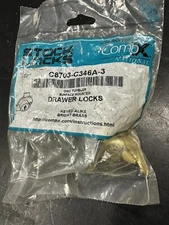 Compx National Cabinet Drawer Dead Bolt Lock Set Stock Locks