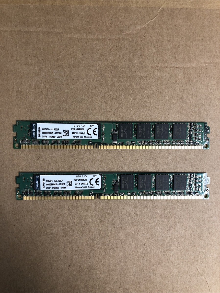Kingston 8GB(2x4GB) KVR13N9S8K2/8 DDR3-1333 Ram