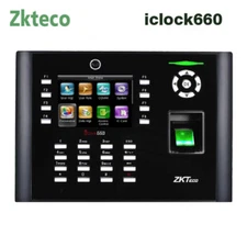 ZKteco Fingerprint iClock660 US Biometric Time attendance, Employer Clock Zk
