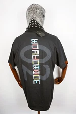 Huf Worldwide Skateboard T-Shirt Tee Confusion Black In XL