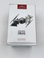 Hallmark Keepsake Star Wars Andor TIE Avenger Christmas Tree Ornament QXI8692