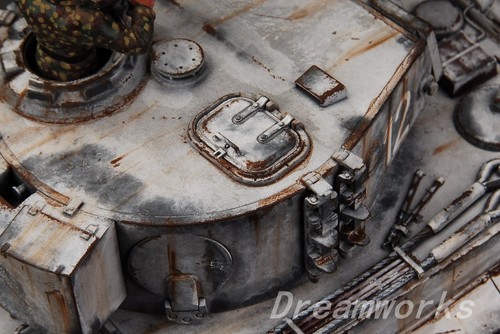 Award Winner Built Tamiya 1/35 Eastern Front Snow Tiger s.Pz.Abt506+PE+Figure - Picture 13 of 23