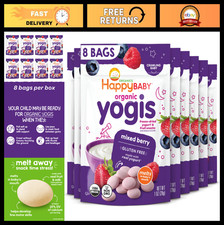 Organic Freeze-Dried Yogurt Fruit Snacks, Mixed Berry, 1oz Pouches 8 Pack