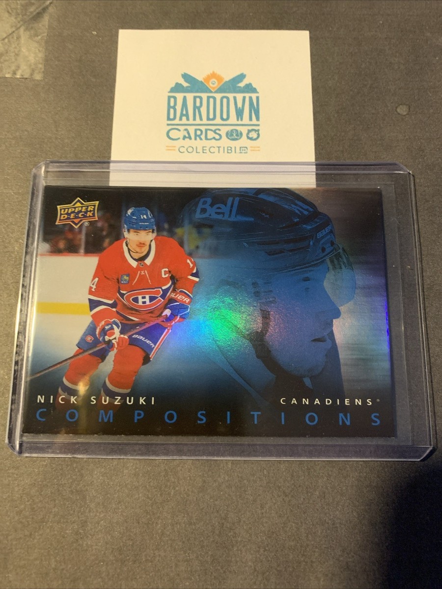 UPPERDECK トレーディングカード　53/100 2025-26 Upper Deck Series 1 Compositions Nick Suzuki Montreal