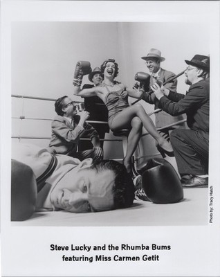 Steve Lucky and the Rhumba Bums Press Promo Publicity Photo Miss Carmen Getit