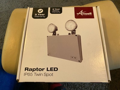 Ansell ARAPLED/3NM/2 Raptor LED IP65 Twin Spot. Kostenloser Versand am selben Tag