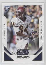 2015 Score Rookie Titus Davis #433 2u3