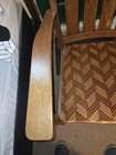 LifeTime Furniture Mission Oak Rocking Chair Original Label Fresh Estate Find — photo 6