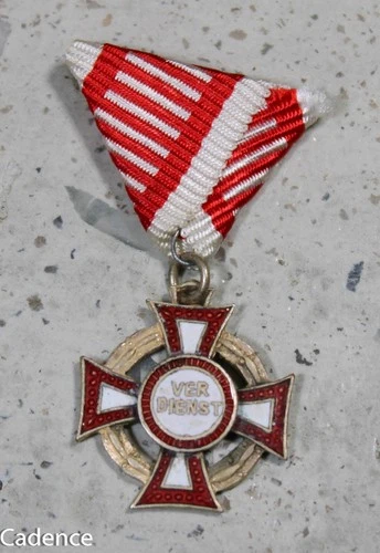 WW1 Imperial German MINIATURE Austrian Military Merit Cross 3rd Class Medal A406