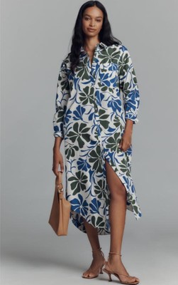 soren long sleeve shirt dress Soren Long-Sleeve Shirtdress by Maeve