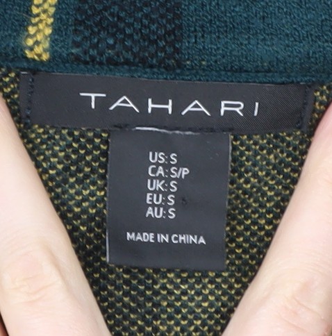 Blazer Tahari para mujer a cuadros verdes talla S - Imagen 4 de 12