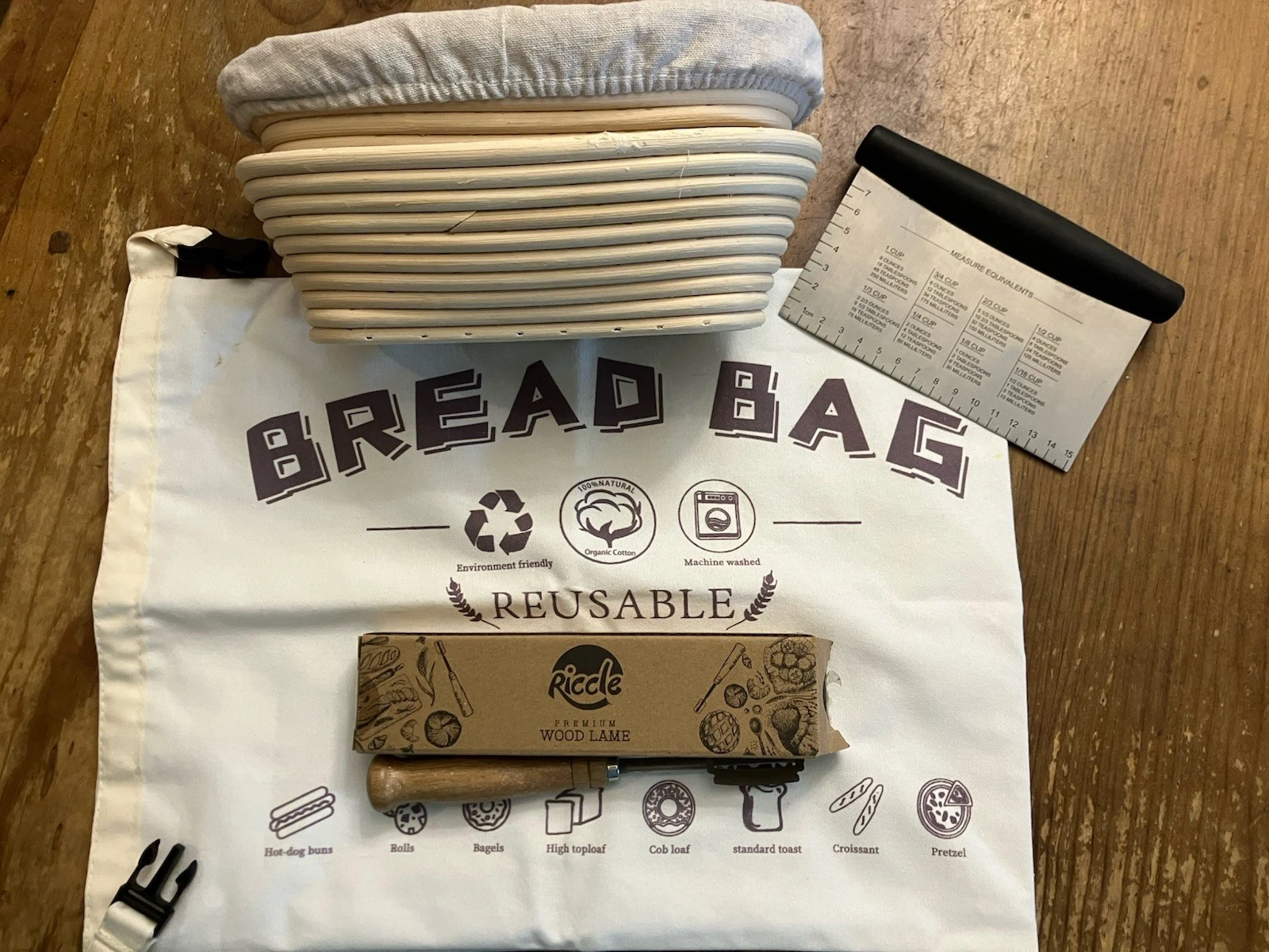 Collection Of Sourdough Bread Making Tools, Preowned & New, Excellent Condition
Opens in a new windo