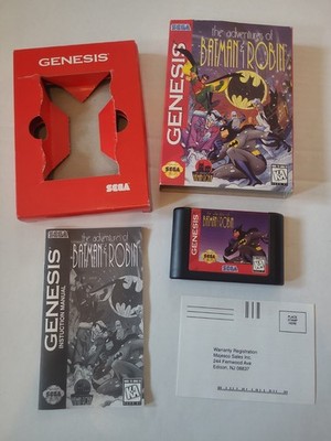 Adventures Of Batman And Robin Sega Genesis. CIB. 