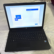 HP Black Laptop/Notebook with UK Charger & Grey Carry Sleeve