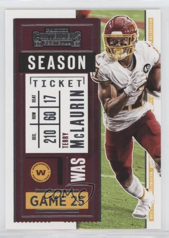 2020 Panini Contenders Season Ticket Terry McLaurin #8 00jz