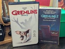 Gremlins Gremlins 2: The New Batch 1984/1990 Cult 2-VHS Set PG WORKING