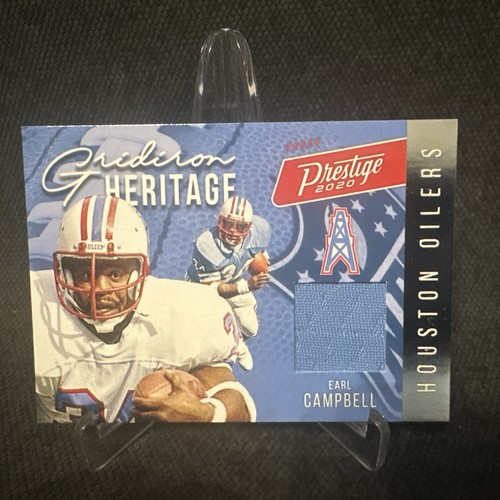 Earl Campbell #GH-EC — 2020 Panini Prestige Gridiron Heritage football card