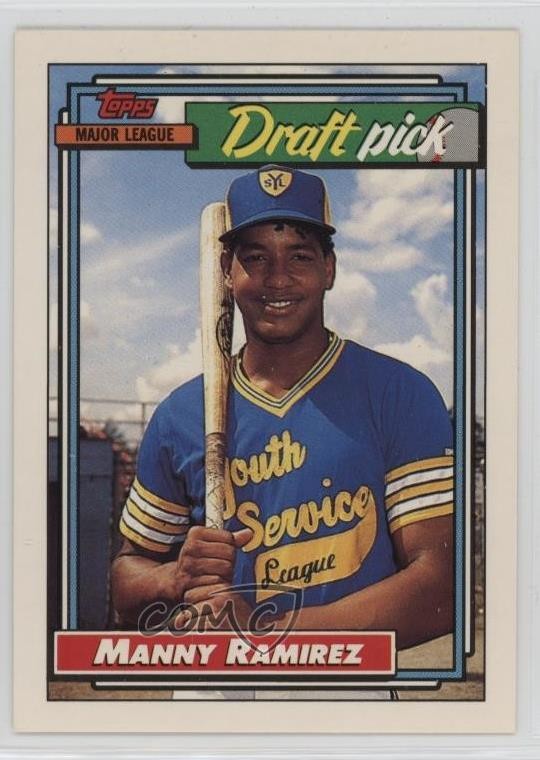 1992 Topps Manny Ramirez #156 Rookie RC