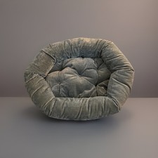 Bowsers Pet Powder Green Microvelvet Donut Bolstered Nesting Dog Bed XS