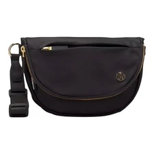 NEW Lululemon All Night Festival Bag 5L in Black/Glod