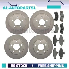 For 1993 Chevrolet Camaro 6pcs Front Rear Brake Rotors + Brake Pads Kit