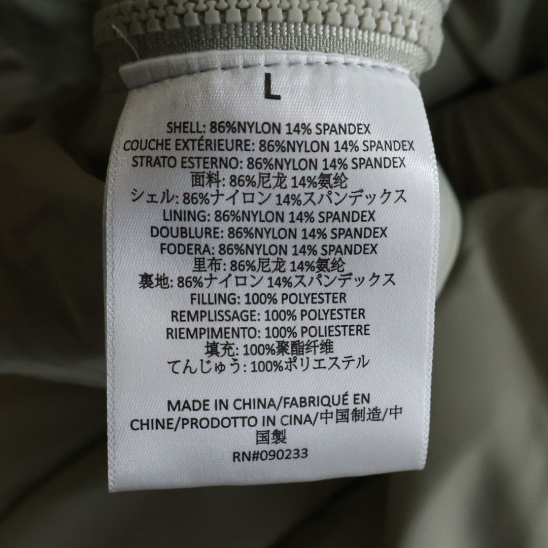 FEAR OF GOD ESSENTIALS Logo Patch Half Zip Nylon Puffer Jacket Gray Used 427788a thumbnail 8