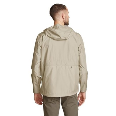 EDIE BAUER MEN'S RAINPAC JACKET SIZE MEN 3XL BIG TALL LIGHT KHAKI