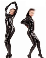  Latex Rubber Cosplay Catsuit Combinaison Maillots Moulants Bodysuit S-XXL