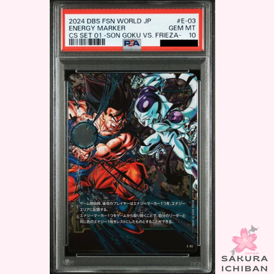 PSA10 Energy Marker Goku vs. Frieza Dragon Ball Fusion World