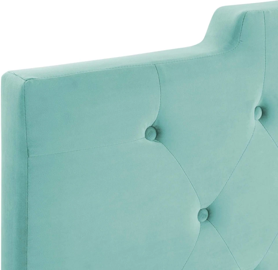 Cabecero MOD-6186 Juliet Tufted Performance Terciopelo California King en Como Nuevo Foto 4 de 4