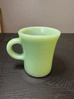Vintage Jadeite Fire King C Handle Mug Thick Heavy Restaurant Ware