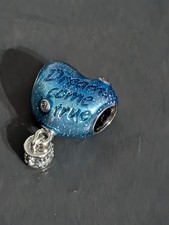 New Authentic Pandora Moments Blue Heart Hot ...
