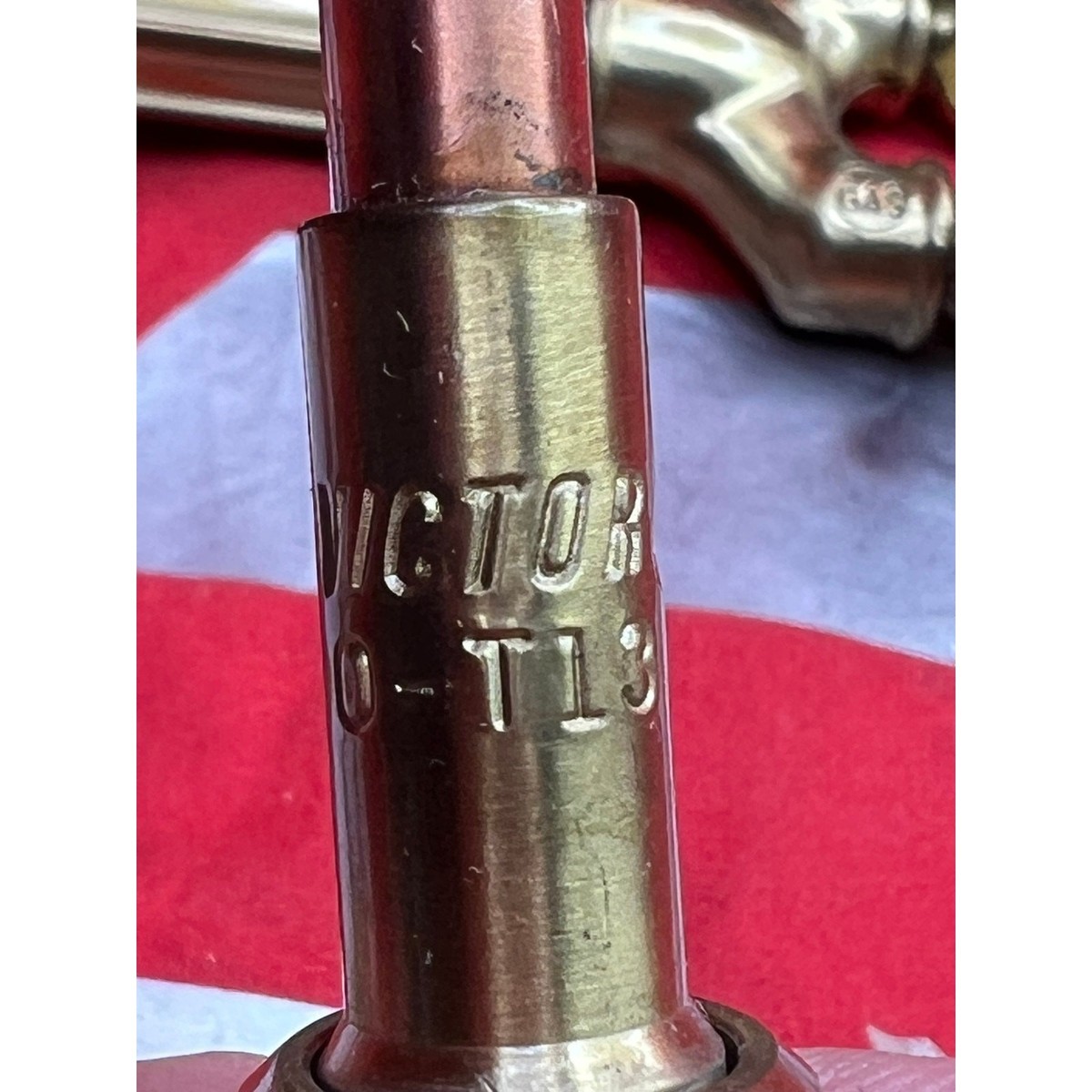 Vintage Victor Model 100 Welding Torch Handle + OT-13 Nozzle + T13