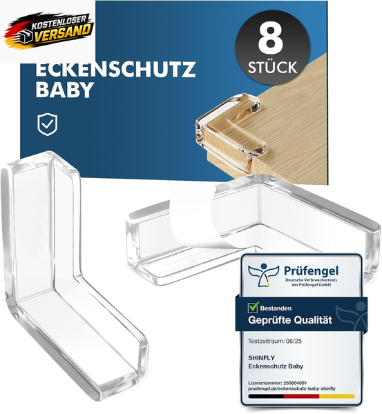 Eckenschutz Baby Selbstklebend 8 StüCk Transparenter Kantenschutz FüR MöBel-image