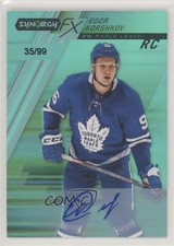 2020-21 Upper Deck Synergy FX Rookies Tier 1 Green 35/99 Egor Korshkov Auto 0b76