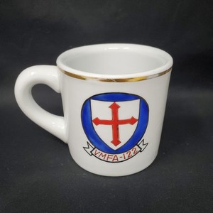 Vintage USMC Fighter Attack Squadron VMFA-122 Ceramic Coffee Mug Personalized 