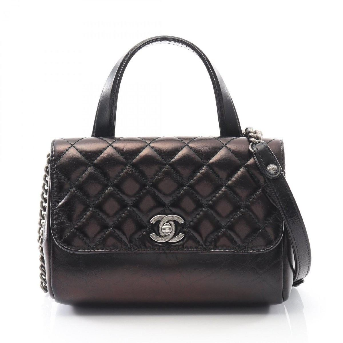 Chanel Matelasse Top Handle  Shoulder Bag 800906