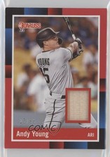 2022 Panini Donruss Retro 1988 Materials Red 25/99 Andy Young #R88M-AY 0sm1