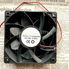 For SNOWFAN YY12038H24B DC24V 0.40A 12CM 120 38MM 2-wire Inverter fan