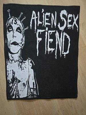 Patch Rückenaufnäher Alien Sex Fiend Maße 29cm ×35cm Neu