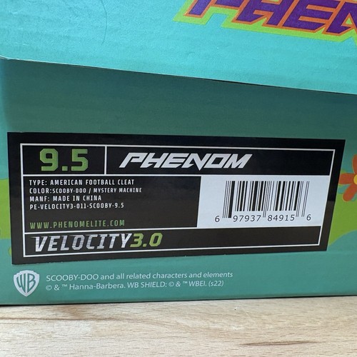 Botines de fútbol Scooby Doo Mystery Machine Phenom Velocity talla 9 para hombre - Imagen 5 de 11