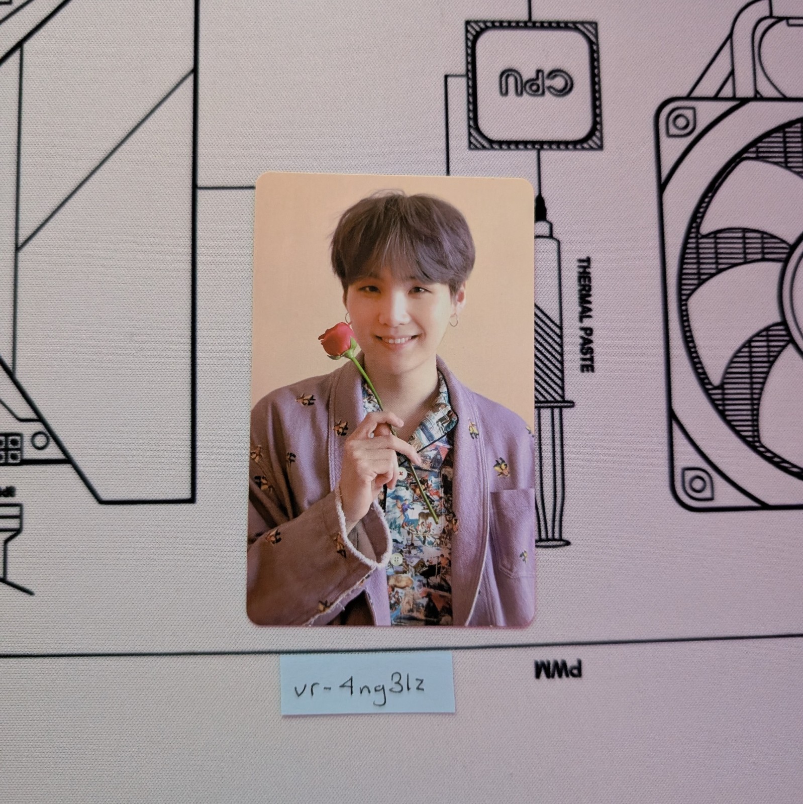 Yoongi Suga BTS Memories of 2019 DVD photocard