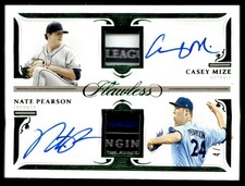 2021 Panini Flawless Dual Signature Patches Casey Mize / Nate Pearson 4/5