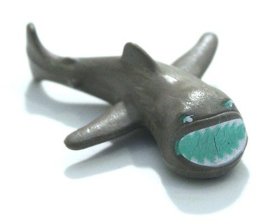 Vintage 1991 General Mills Shark Bites Fruit Snacks Mega Mouth Shark Figure